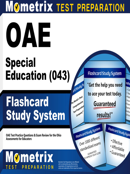 Title details for OAE Special Education (043) Flashcard Study System by Mometrix Ohio Teacher Certification Test Team - Available